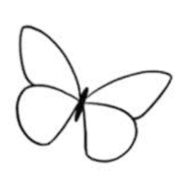 Butterfly tattoo flash design 16 — Apollo Tattoo Studio