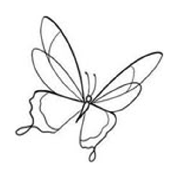 Butterfly tattoo flash design 21 — Apollo Tattoo Studio