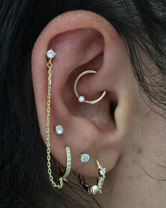Ear piercing at Apollo — Apollo Tattoo & Piercing Studio 9