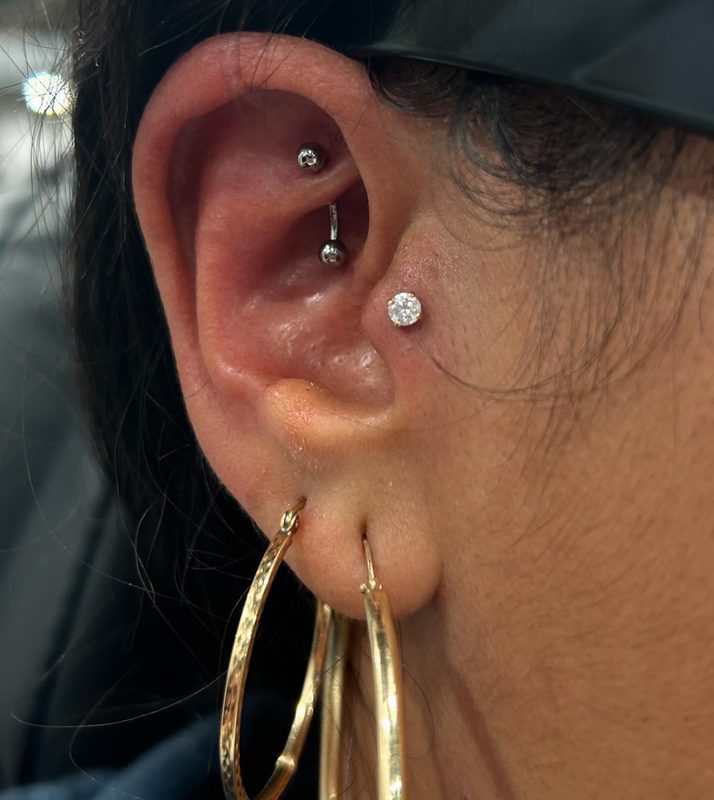Rook Piercing at Apollo Tattoo & Piercing Studio — Apollo Tattoo & Piercing Studio 8
