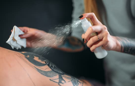 Script Tattoo aftercare at Apollo