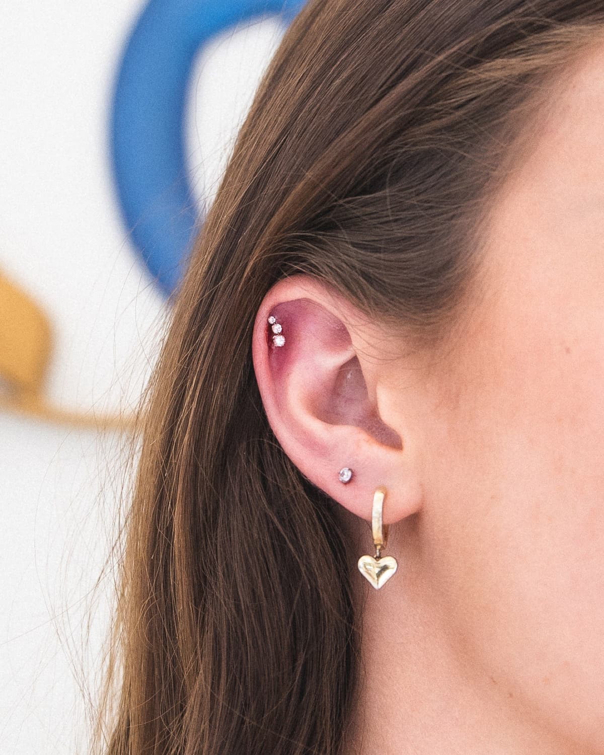 Helix piercing at Apollo Studio Los Angeles