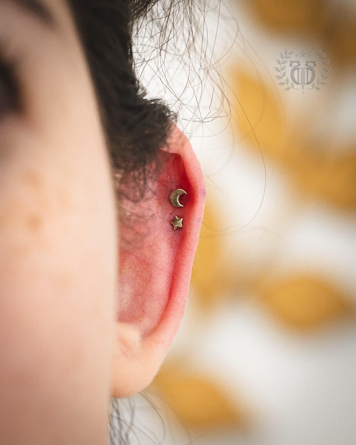 Helix piercing at Apollo Studio Los Angeles