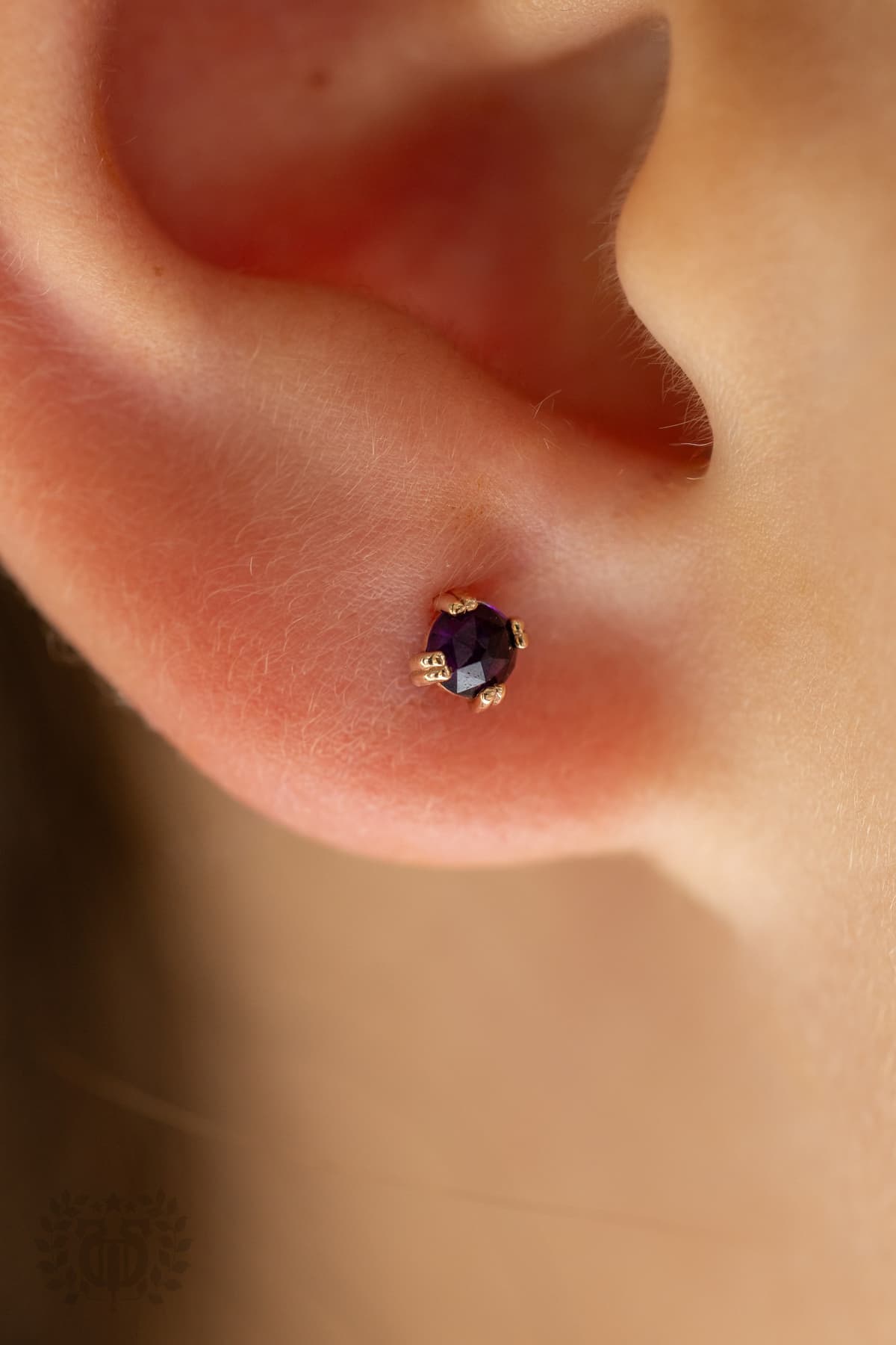 Kids ear piercing at Apollo Studio Los Angeles